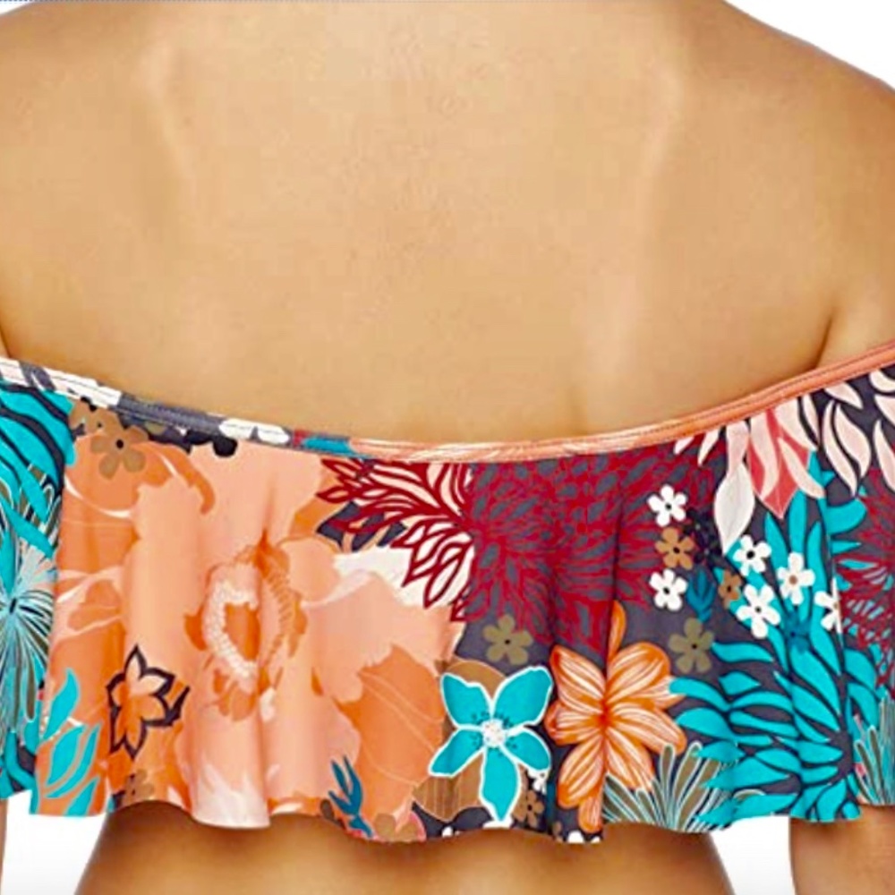 Vince Camuto Off the Shoulder Bathing Suit Top - Picture 4 of 10